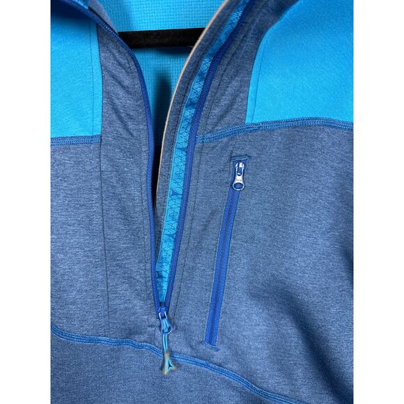 Atomic Cliffline Microfleece Zip Men's Thermal Midlayer Zip Neck Blue Skiing XL - Picture 5 of 12